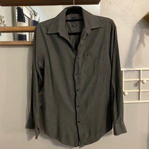 Arrow Men's Button-down Dress Shirt Charcoal Small